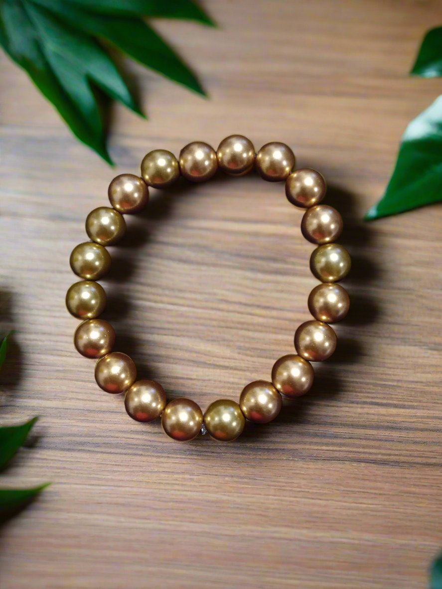 Vintage Rose Gold Pearl Bracelet plus more