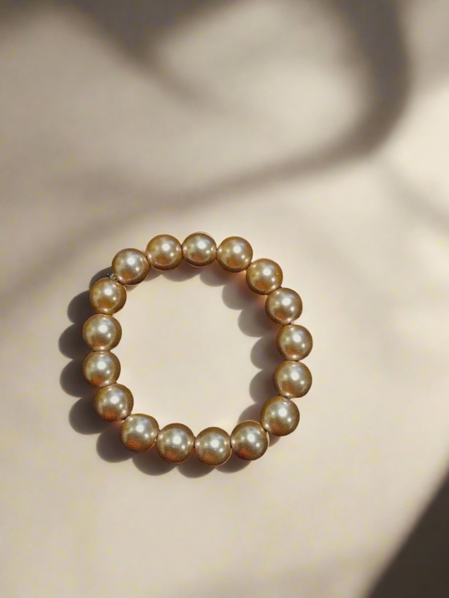 Vintage Rose Gold Pearl Bracelet plus more