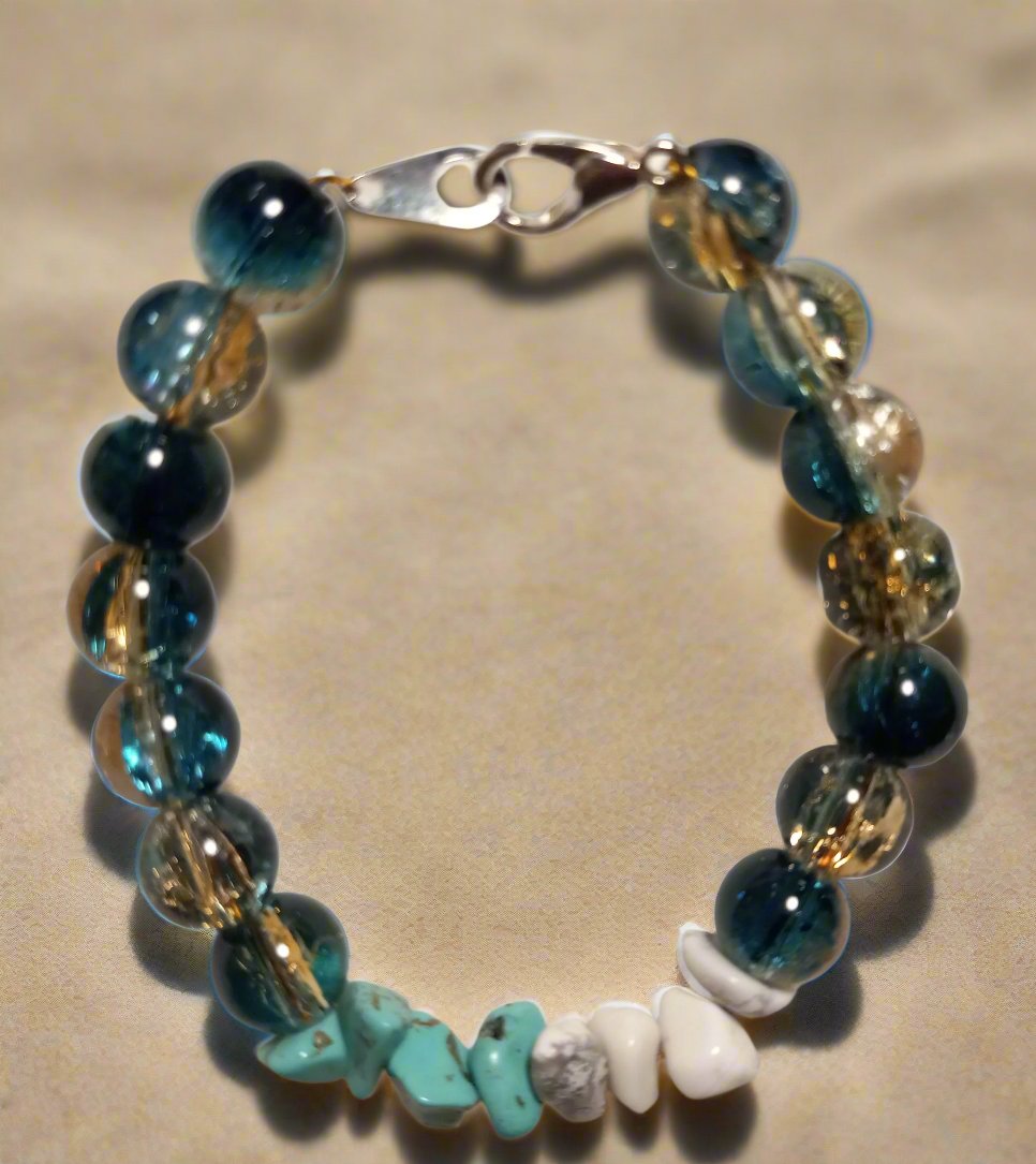 Sea Bobble Turquoise Bracelet
